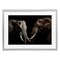Stupell Industries Pachyderm Elephant Pair Framed Print Under Glass, design by Decent Exposures
